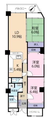 サンロード汐ノ宮の間取り