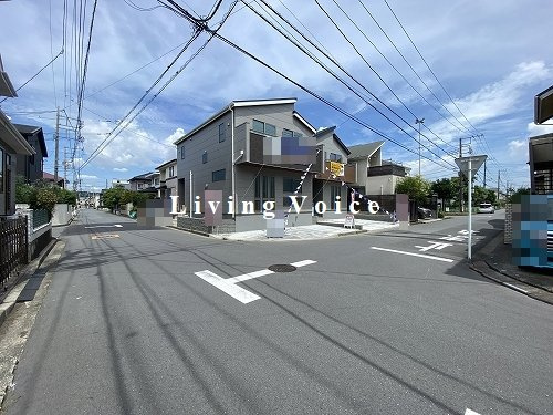 【前面道路含む現地写真】 | 【仲介手数料０円】茅ヶ崎市高田4丁目　新築一戸建て　全2棟 | 【仲介手数料０円】茅ヶ崎市高田4丁目　新築一戸建て　全2棟