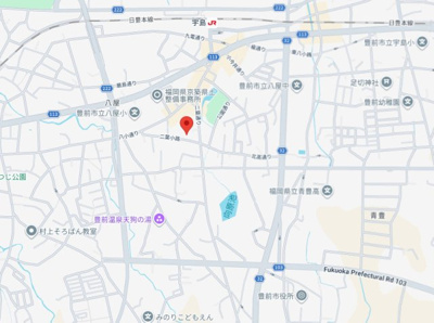 【地図】 | 福岡県豊前市大字八屋