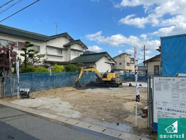 ★5(土)6(日)現地見学可能！★東近江市聖徳町　限定1邸の外観|現在の進捗状況です！順調に作業進行中、完成が待ち遠しいです！詳細の間取り等、お気軽にお問い合わせください！