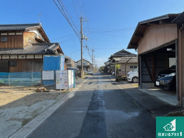 ★5(土)6(日)現地見学可能！★東近江市聖徳町　限定1邸の前面道路含む現地写真|周辺は落ち着いた街並みの住宅地！子育てがしやすい住環境です！まだ未完成ですが、現地でしかわからない事もございます。是非一度ご覧ください。