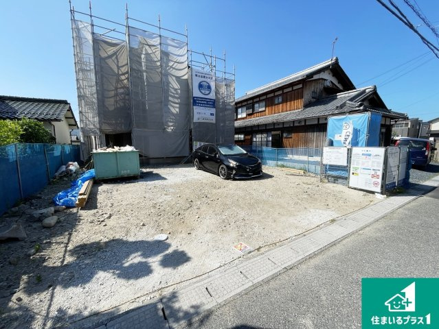 東近江市聖徳町　新築一戸建ての外観|現在建築中！落ち着いた街並みで新生活を始めることが出来そう！周辺の物件も併せてご紹介させて頂きます！