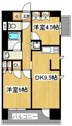 パークアクシス西船橋本郷町の間取り