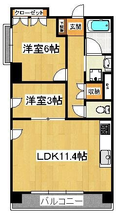 パークアクシス西船橋本郷町の間取り