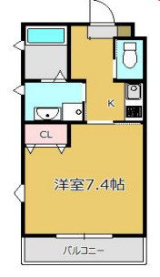 アンドローズの間取り