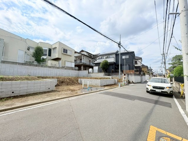 川越市仙波町3丁目　建築条件なし売地　東武東上線『川越駅』徒歩19分　【第一小学区】の前面道路含む現地写真