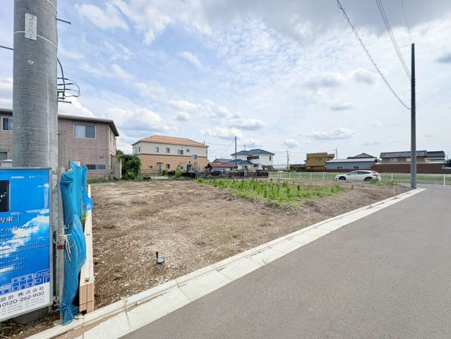 川越市鴨田　建築条件付売地　東武東上線『川越駅』バス26分　【芳野小学区】の外観