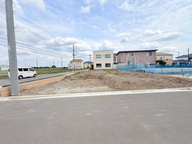 川越市鴨田　建築条件付売地　東武東上線『川越駅』バス26分　【芳野小学区】の外観