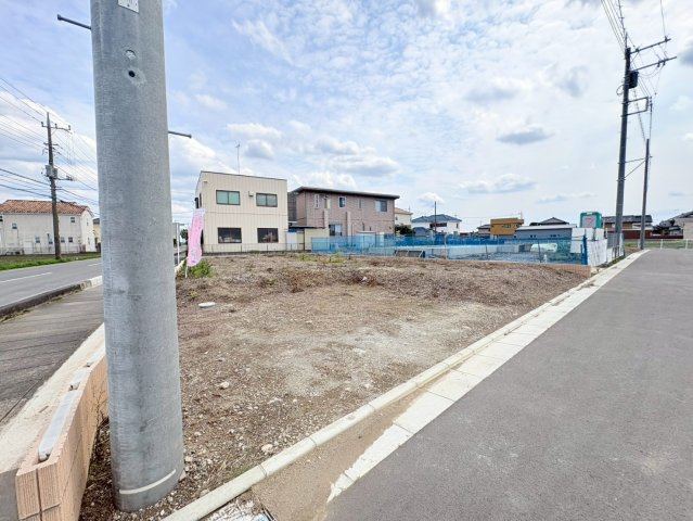 川越市鴨田　建築条件付売地　東武東上線『川越駅』バス26分　【芳野小学区】の外観