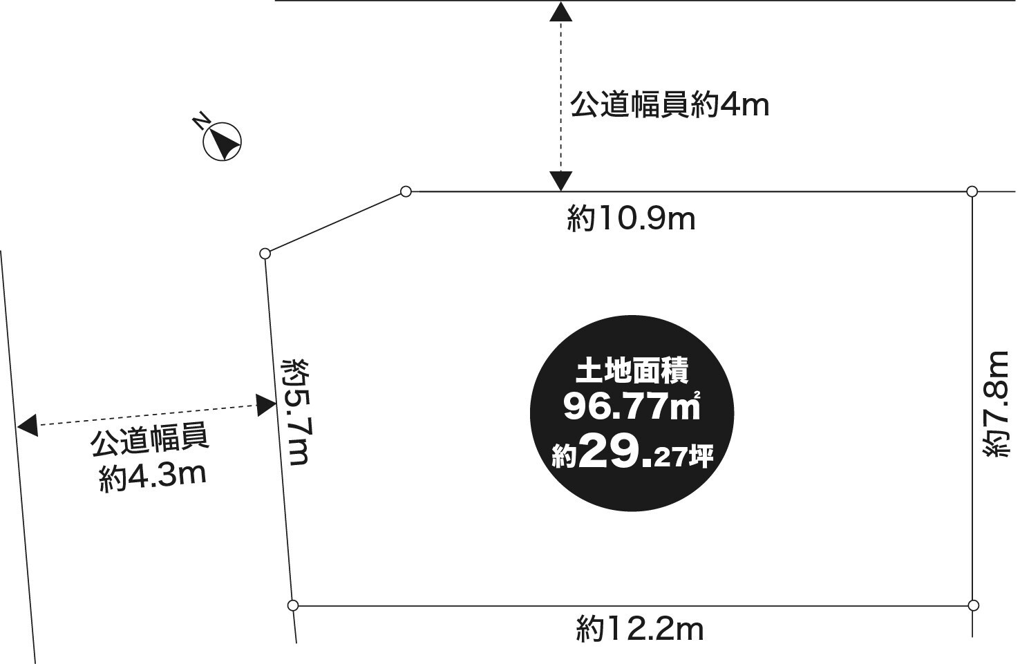 西明石　売土地