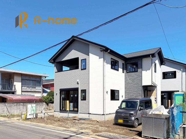 土浦市文京町2期　新築戸建て　1号棟の外観|ご予約を頂ければ、『平日』はもちろん『早朝』や『夜間』もご見学可能です♪お気軽にお申し付けください♪