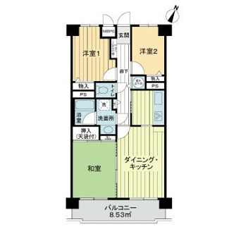 【間取り】 | ライオンズマンション川口芝公園