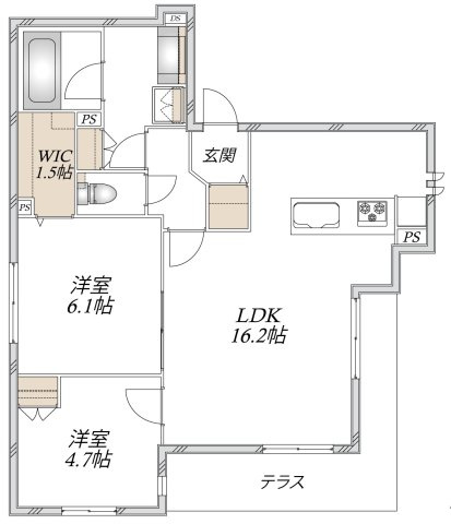 ＭＡＮＳＩＯＮ　ＫＡＺＡＮの間取り