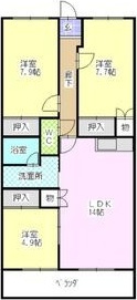 ロジュマン徳重の間取り