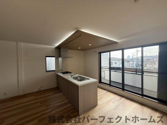 都丘町戸建の居間・リビング