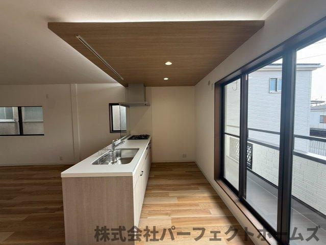 都丘町戸建の居間・リビング