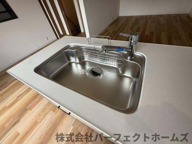 都丘町戸建のキッチン|きれいなキッチンです