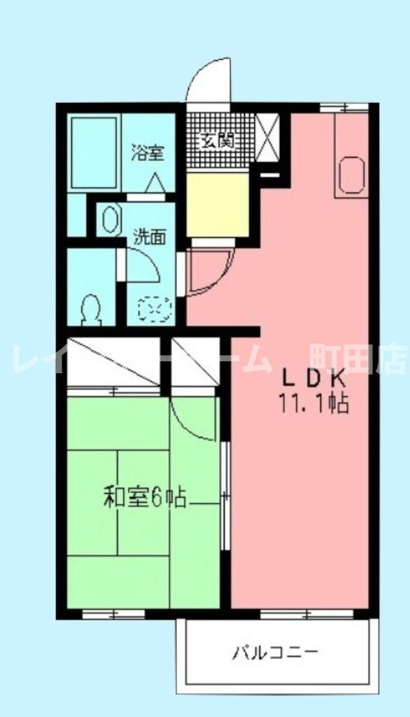ロワール上河内２※初期費用分割後払いサービス利用可能物件の間取り