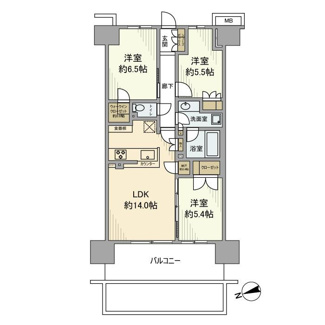 【間取り】 | ザ・パークハウス南浦和ガーデン