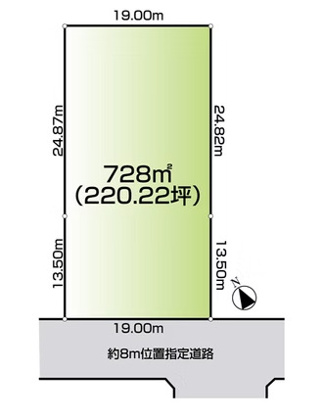 【土地図】 | 伊東市岡　売地