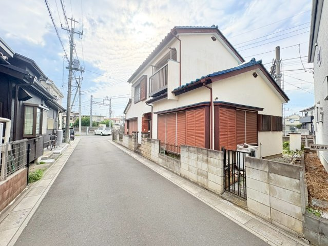 鶴ヶ島市中新田　建築条件なし売地　東武越生線『一本松駅』徒歩3分　【新町小学区】の外観