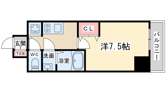 【間取り】 | プレサンス梅田東ベータ