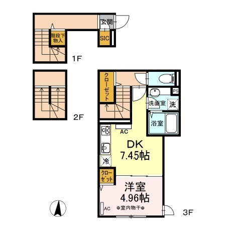 La Fleurの間取り