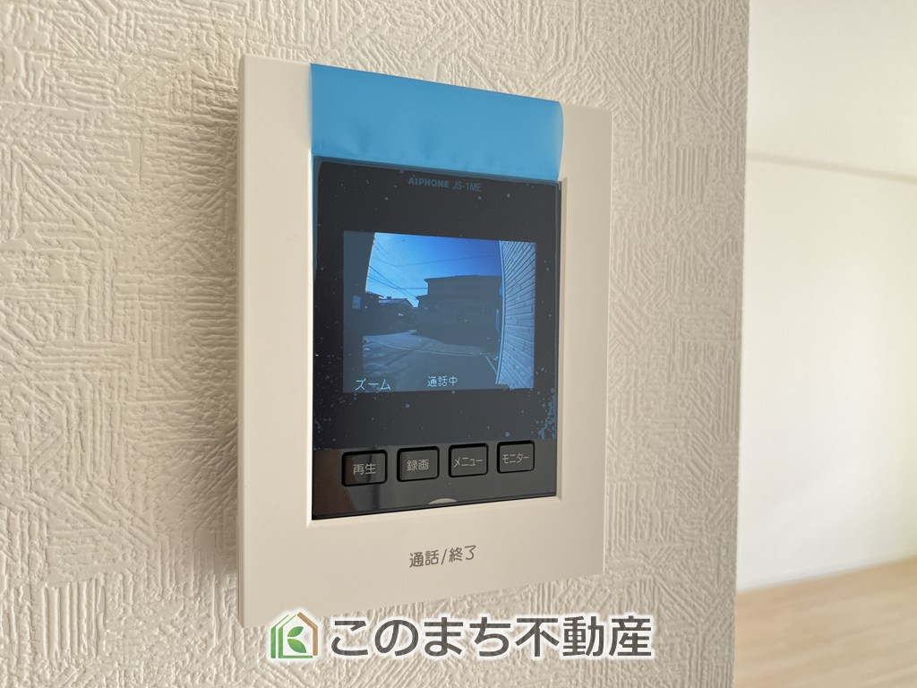 CRADLEGARDEN栃木市箱森町第6　2号棟の設備|モニタ付きインターホンで防犯面もしっかり安心♪