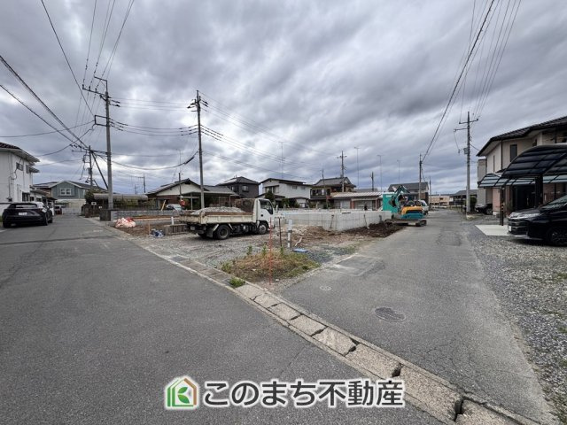 CRADLEGARDEN栃木市箱森町第6　2号棟の前面道路含む現地写真|前面道路含む現地写真