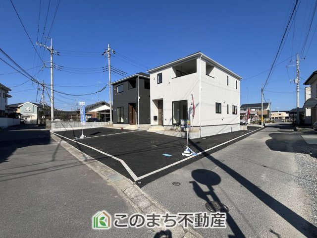 CRADLEGARDEN栃木市箱森町第6　2号棟の前面道路含む現地写真|前面道路含む現地写真