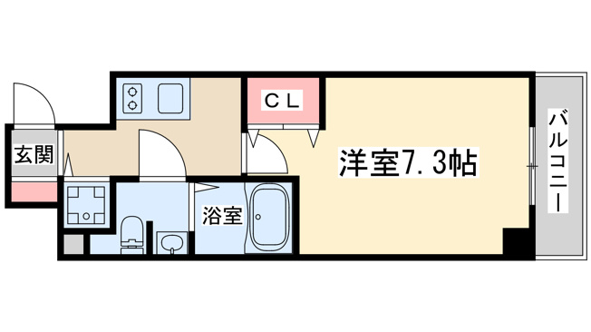 【間取り】 | プレサンス梅田東ベータ