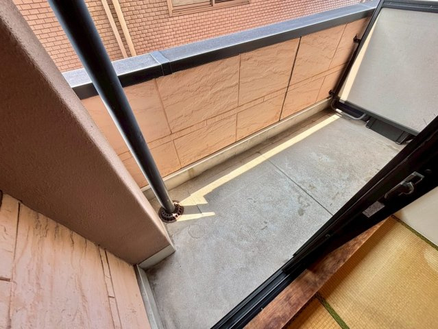 タクミマンションのバルコニー
