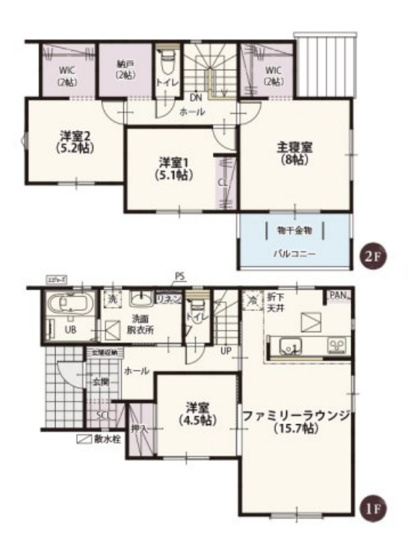 【間取り】 | 加須市南篠崎第3期　新築戸建　全4棟　1号棟