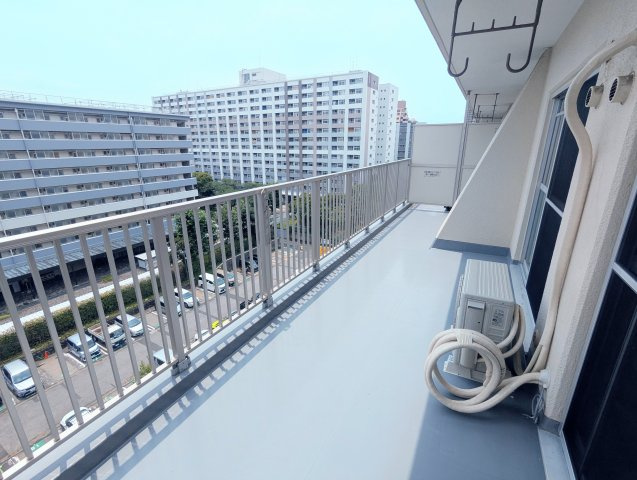西大島ビューハイツのバルコニー