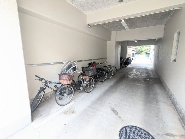 西大島ビューハイツの駐輪場