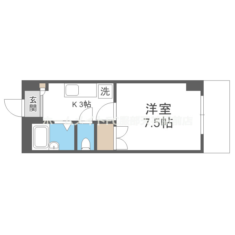 グランコート江坂の間取り
