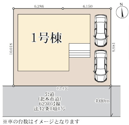 【区画図】 | 北本市石戸第2　新築戸建　全1棟　1号棟