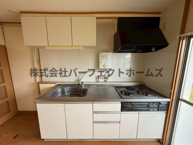 茄子作住宅5号棟のキッチン|使いやすいキッチンです
