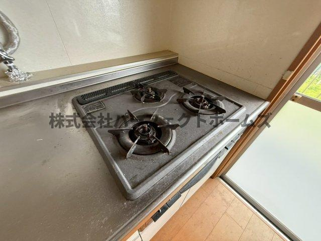 茄子作住宅5号棟のキッチン|使いやすいキッチンです