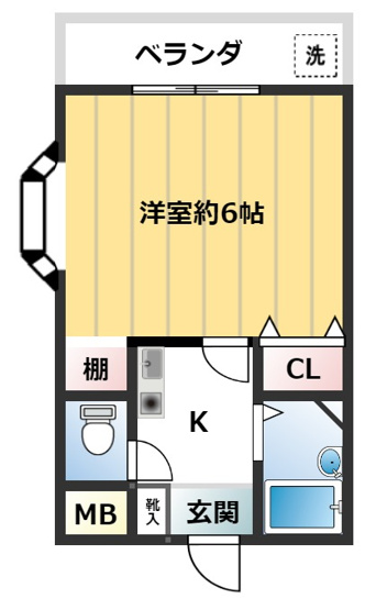 【間取り】 | ベルメゾン一須賀Ⅰ号館 | イメージ画像になります。