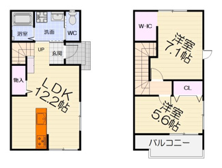 【間取り】 | フォレストメゾン高石