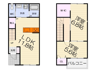 【間取り】 | フォレストメゾン高石