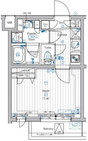 【間取り】 | PREMIUM CUBE 中野