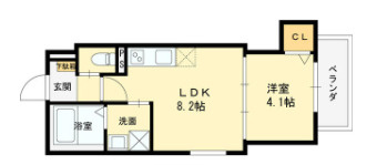 シーサイドヒル西新町の間取り