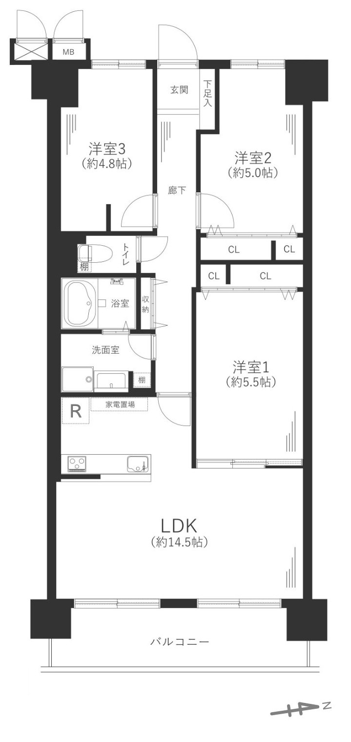コスモシティ森林公園3番館
