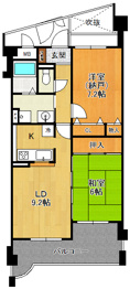KDXレジデンス夙川ヒルズ4番館の間取り