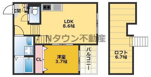 【間取り】 | K-FOREST | 間取りです。