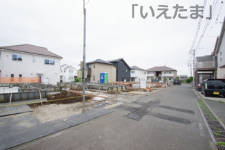 【前面道路含む現地写真】 | 【仲介手数料無料！！】日野市日野台2丁目　新築戸建て（全4棟）3号棟　5880万円 | 令和８年６月７日撮影　建築中