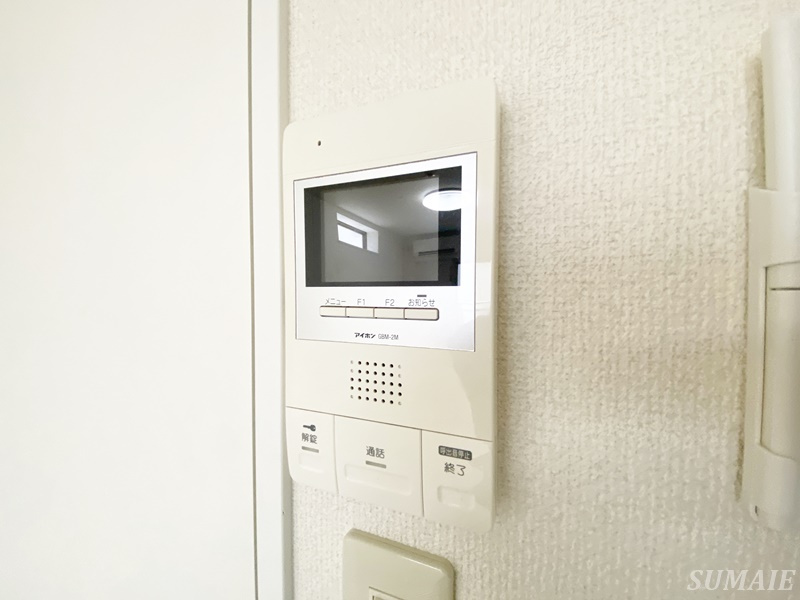 ｂ’ＣＡＳＡ西日暮里のセキュリティ|モニタ付きインターホンです☆
