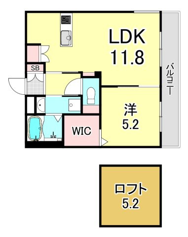 Mica　eleno　Kurakuenの間取り